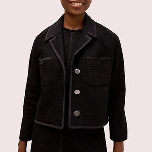 Kate Spade Black Blazer with Silver Buttons